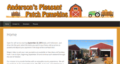 Desktop Screenshot of pleasantpatchpumpkins.com