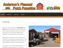 Tablet Screenshot of pleasantpatchpumpkins.com